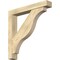 Ekena Millwork Funston Block Rough Sawn Bracket w/ Offset Brace, Douglas Fir, 6"W x 38"D x 38"H BKT0604X38X38FST05RDF - alternate 1